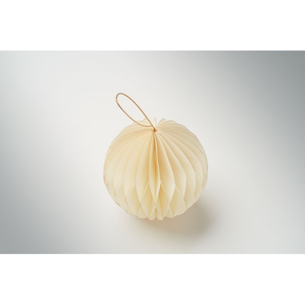 Boule de Noël pliable personnalisée avec attache