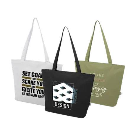 Panama GRS Recycled Zippered Tote Bag