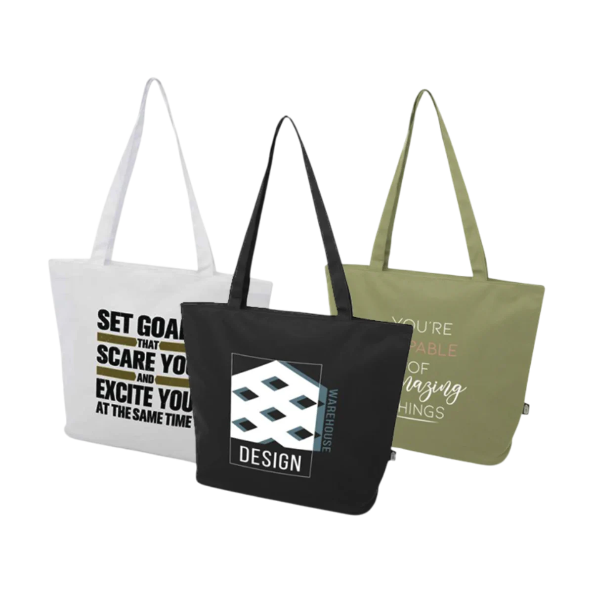 Panama GRS Recycled Zippered Tote Bag main image