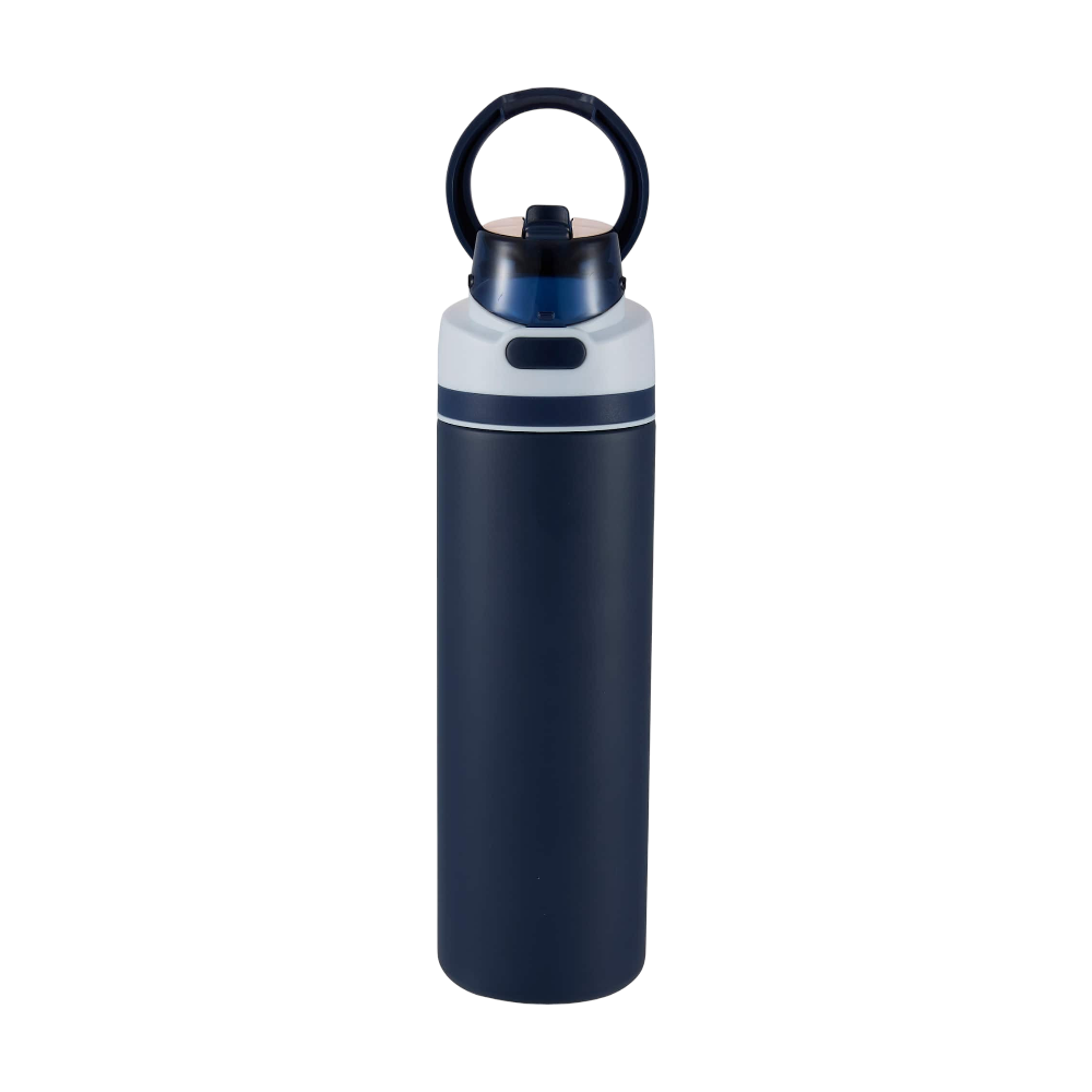 ICON - elvin28ozrecycledstainlessflipstrawbottle navy