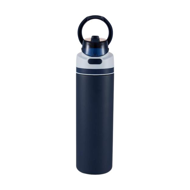 ICON - elvin28ozrecycledstainlessflipstrawbottle navy