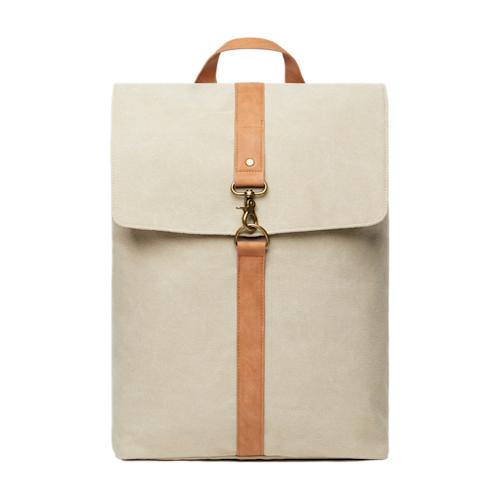 VINGA Bosler GRS recycled canvas backpack white