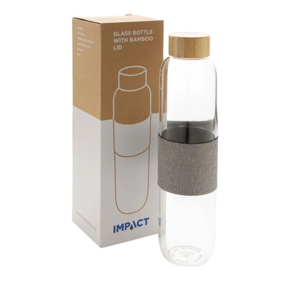 Glass Bottle with Bamboo Lid | 750 ml-catalog-image