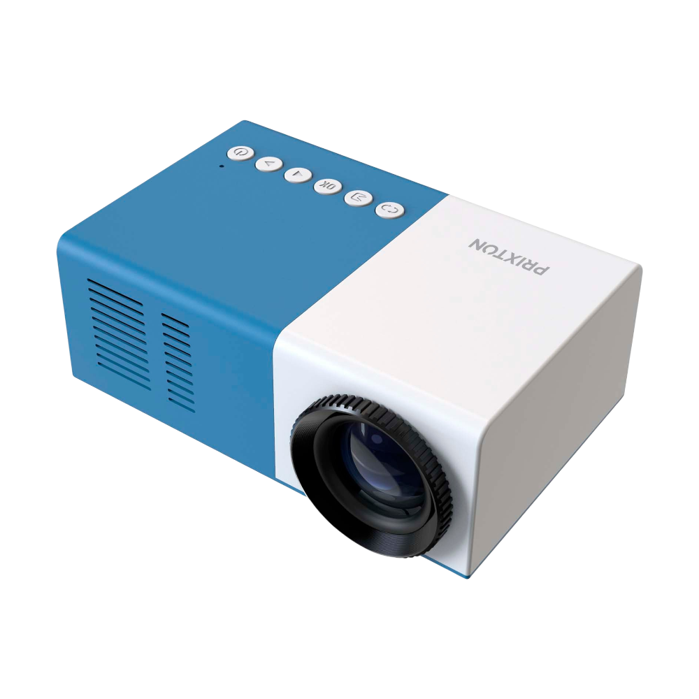 ICON - prixtonminiprocinemaprojector blue_white