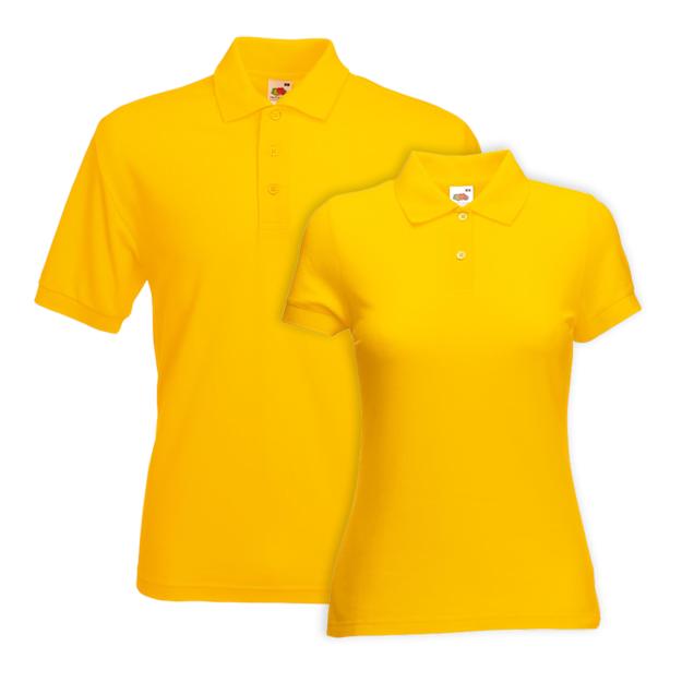 Fruit of the Loom Premium Polo Shirt ICON sunflower