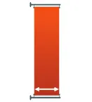 80cm largo