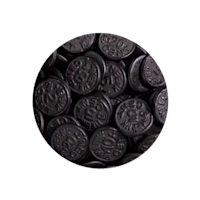 smallbagheadercard50gramsweets licorice coins