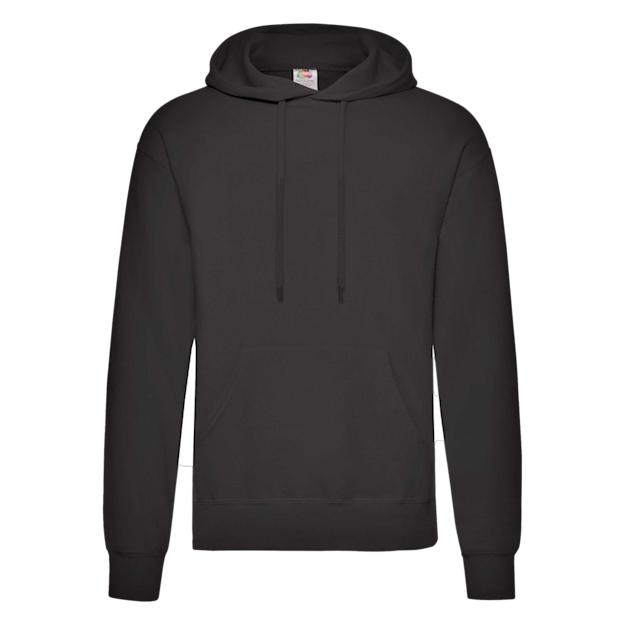 Fruit of the Loom Classic Hoodie ICON black