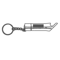 25 x 8 mm - Tonneau gauche