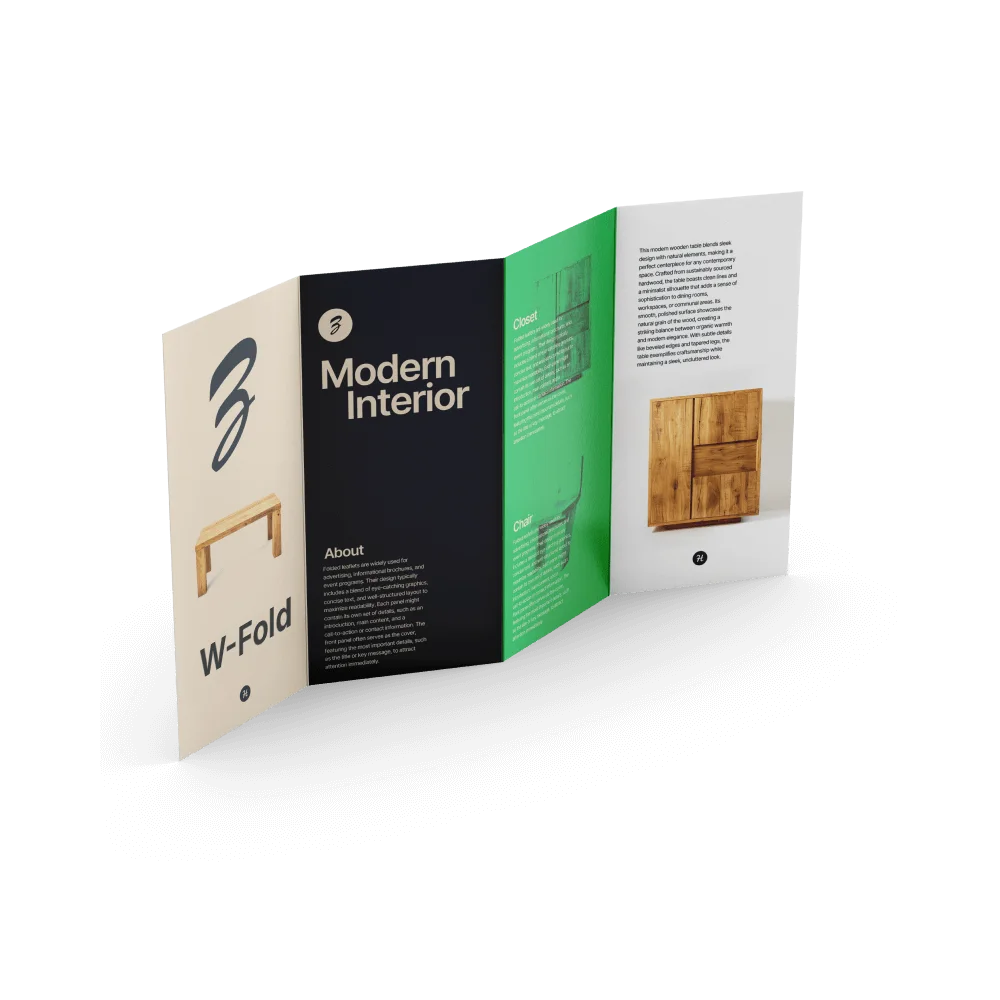 W-Fold Leaflets