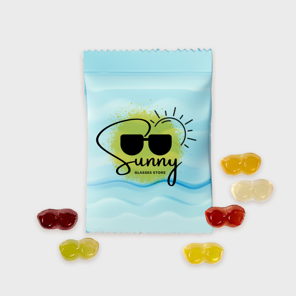 Bonbons fruités lunettes