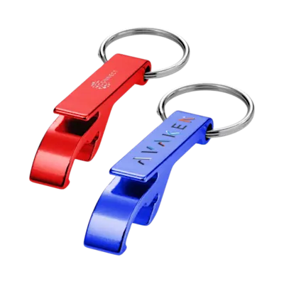 RCS Recycled Aluminium Bottle and Can Opener with Keychain