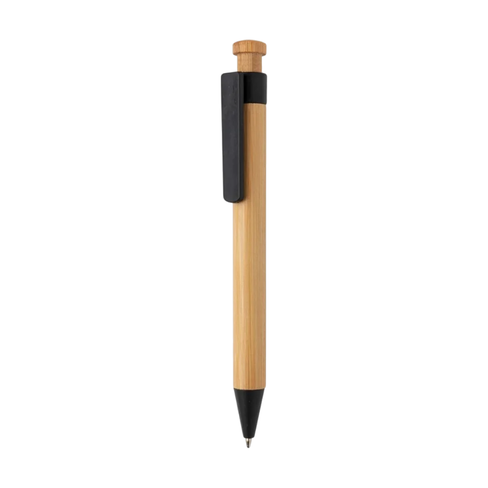 Bamboo pen with wheat straw clip-catalog-image