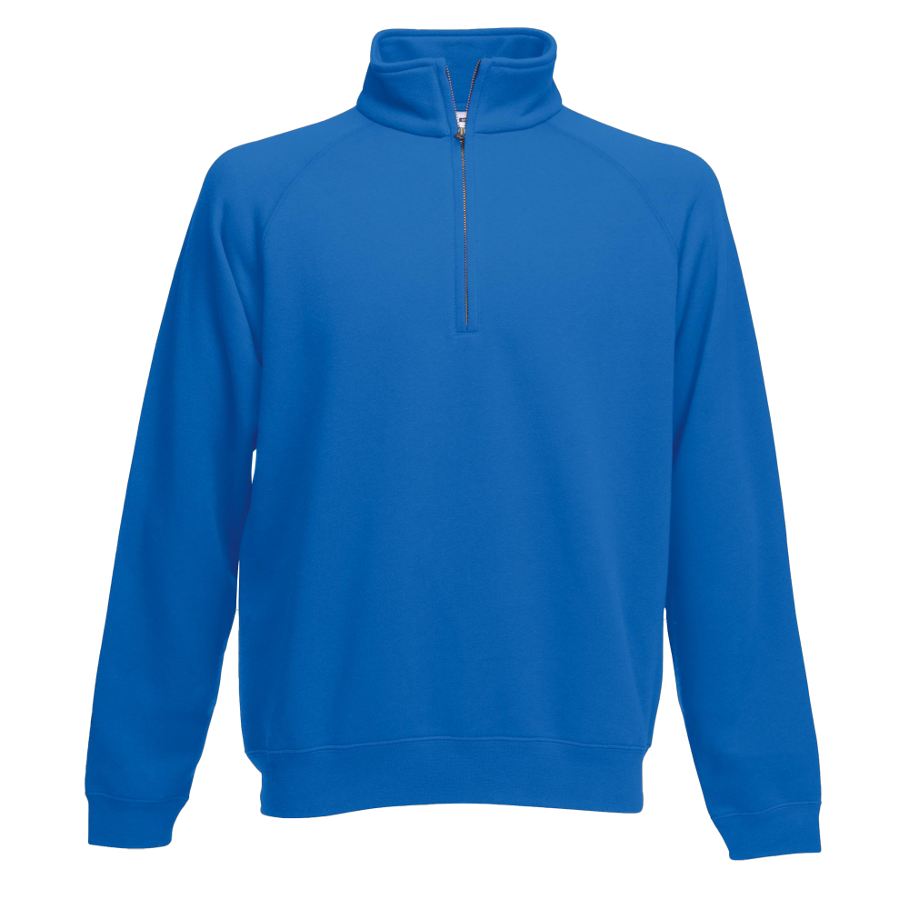 Fruit of the Loom Premium Zip up Sweat ICON royal blue