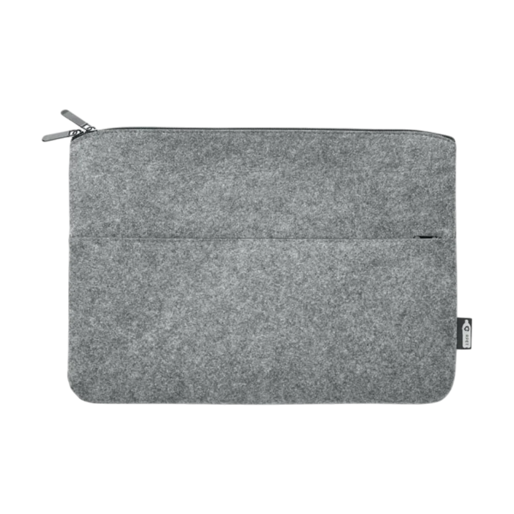 ICON - toplorpetfeltzippedlaptopbag grey