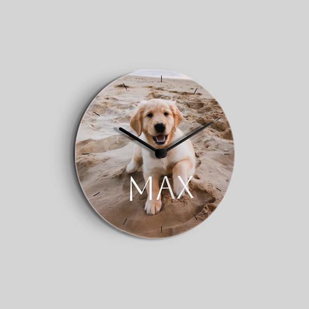 photohardboardclockround PLP