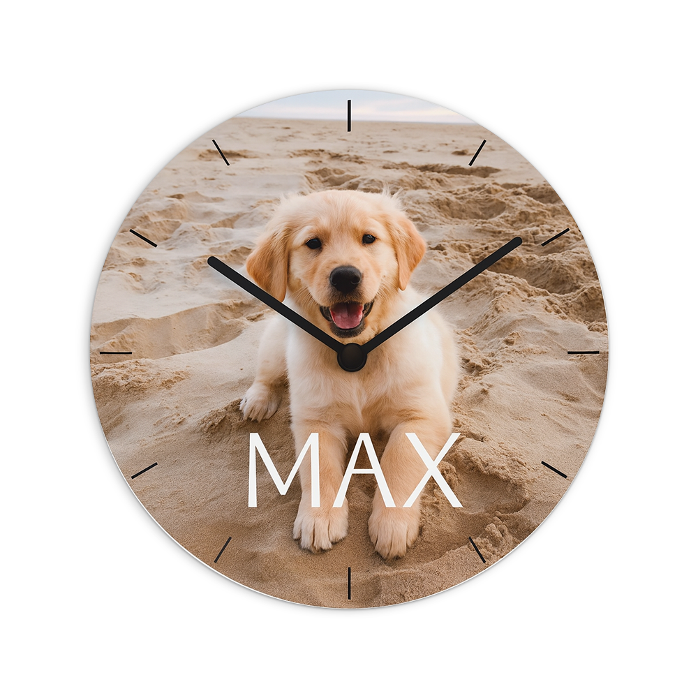 photohardboardclockround PLP