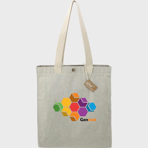 PDP - repose10ozrecycledcottonboxtotewsnap square grey background