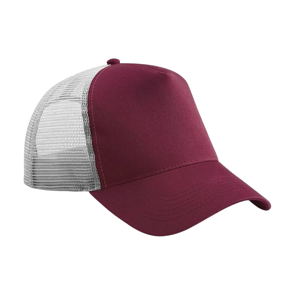 ICON - halfmeshtrucker burgundy_light_grey