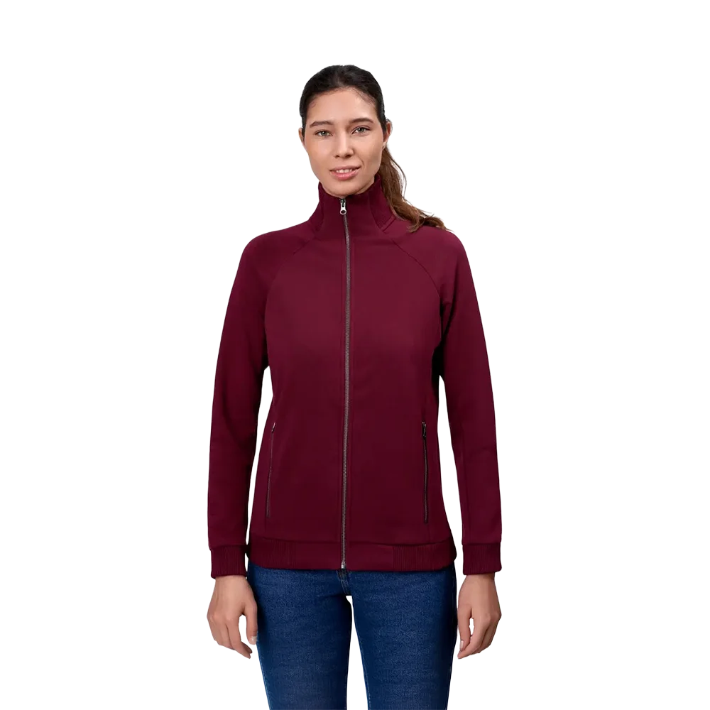 Women Sweat Cardigan Zip - front