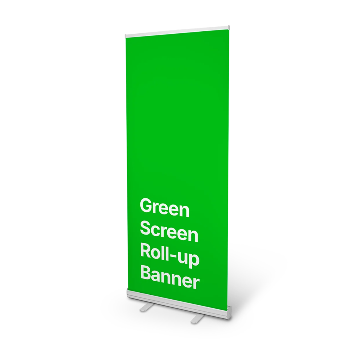 Green screen roller banner main image