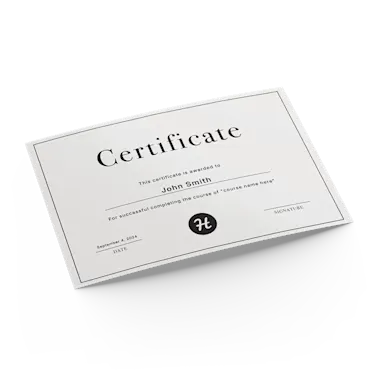 Certificates