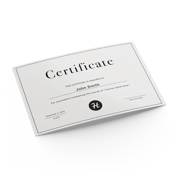Certificates