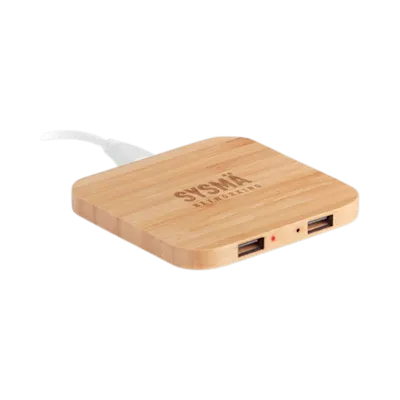 CUADRO Bamboo Wireless Charge Pad
