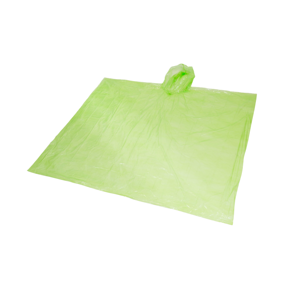 zivadisposablerainponcho green