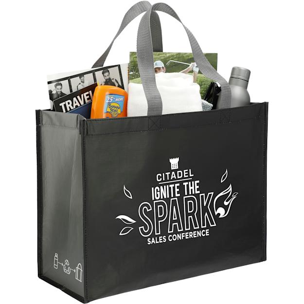 rpetlaminatedmatteshoppertote - supplier