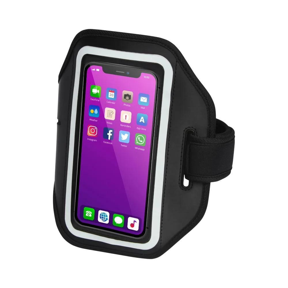 PDP - hailereflectivesmartphonebraceletwithtransparentcover square #00000000 background