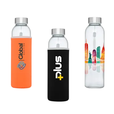 Bodhi Glass Water Bottle with Neoprene Sleeve | 500 ml