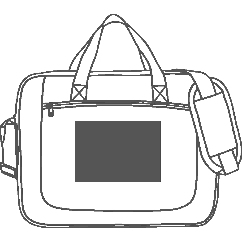 5H in x 7W in | Front Pocket