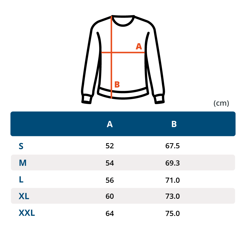 jackjonessweatcrewneck size chart