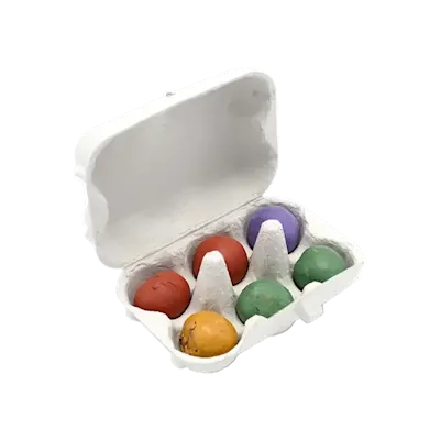 Cardboard Egg Box with Seed Bombs