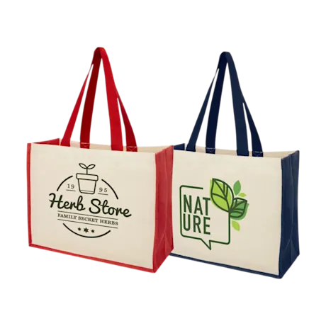 Varai 320 g/m² Canvas and Jute Shopping Tote Bag