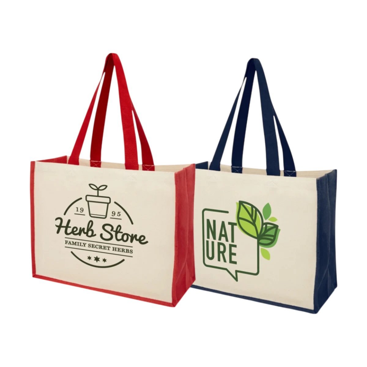 Einkaufstasche aus Canvas und Jute Varai 320 g/m² Hauptbild