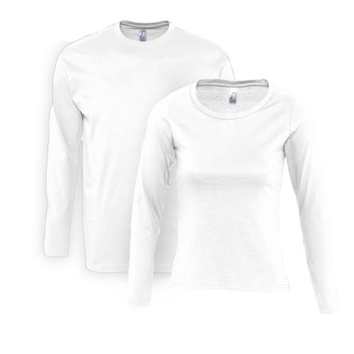 Budget Long Sleeve T-shirt ICON white