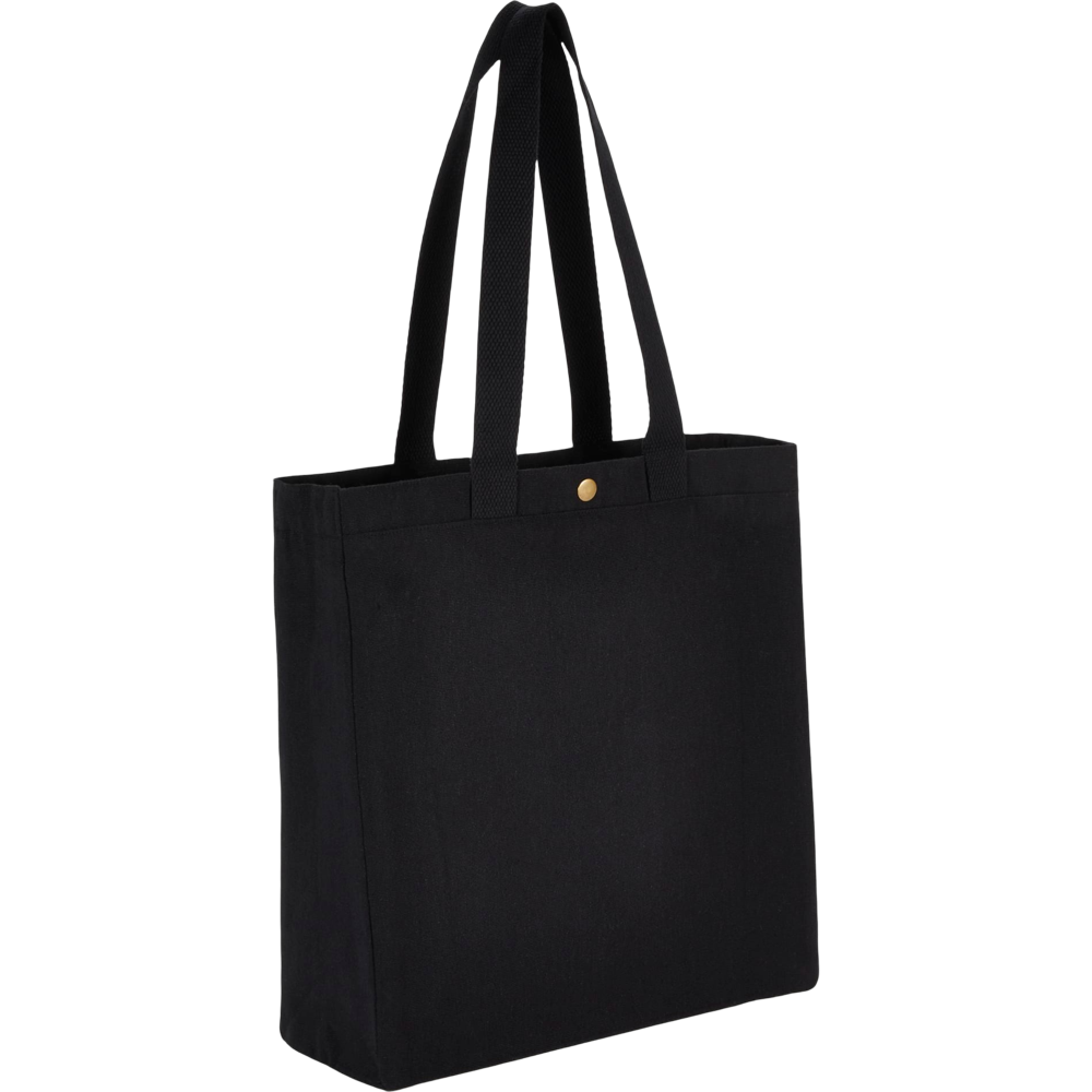 ICON - repose10ozrecycledcottonboxtotewsnap black