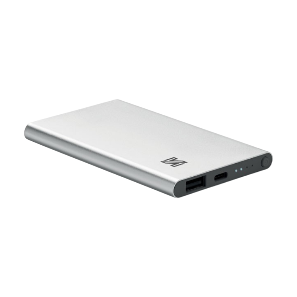 Recycelte Aluminium-Powerbank Typ C 4000 mAh