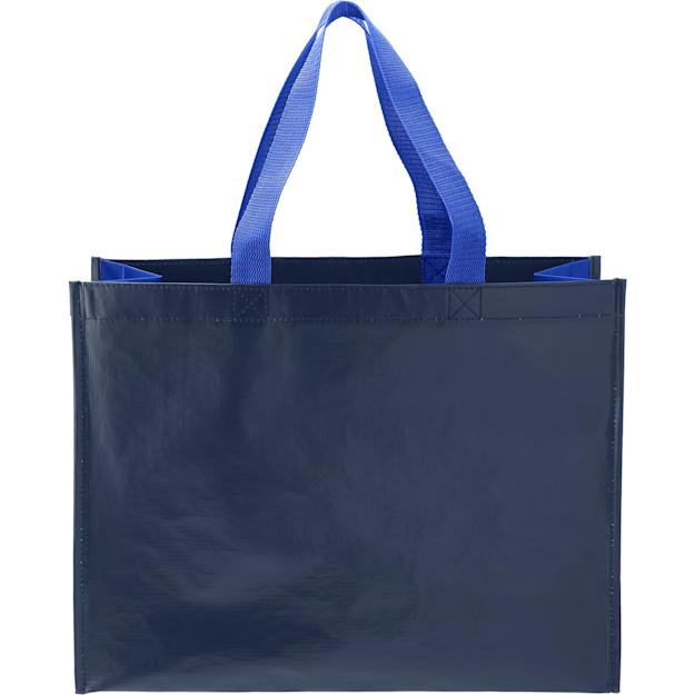COLOR ICON - rpetlaminatedmatteshoppertote - Navy Royal