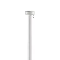 Pole (200cm) with white top