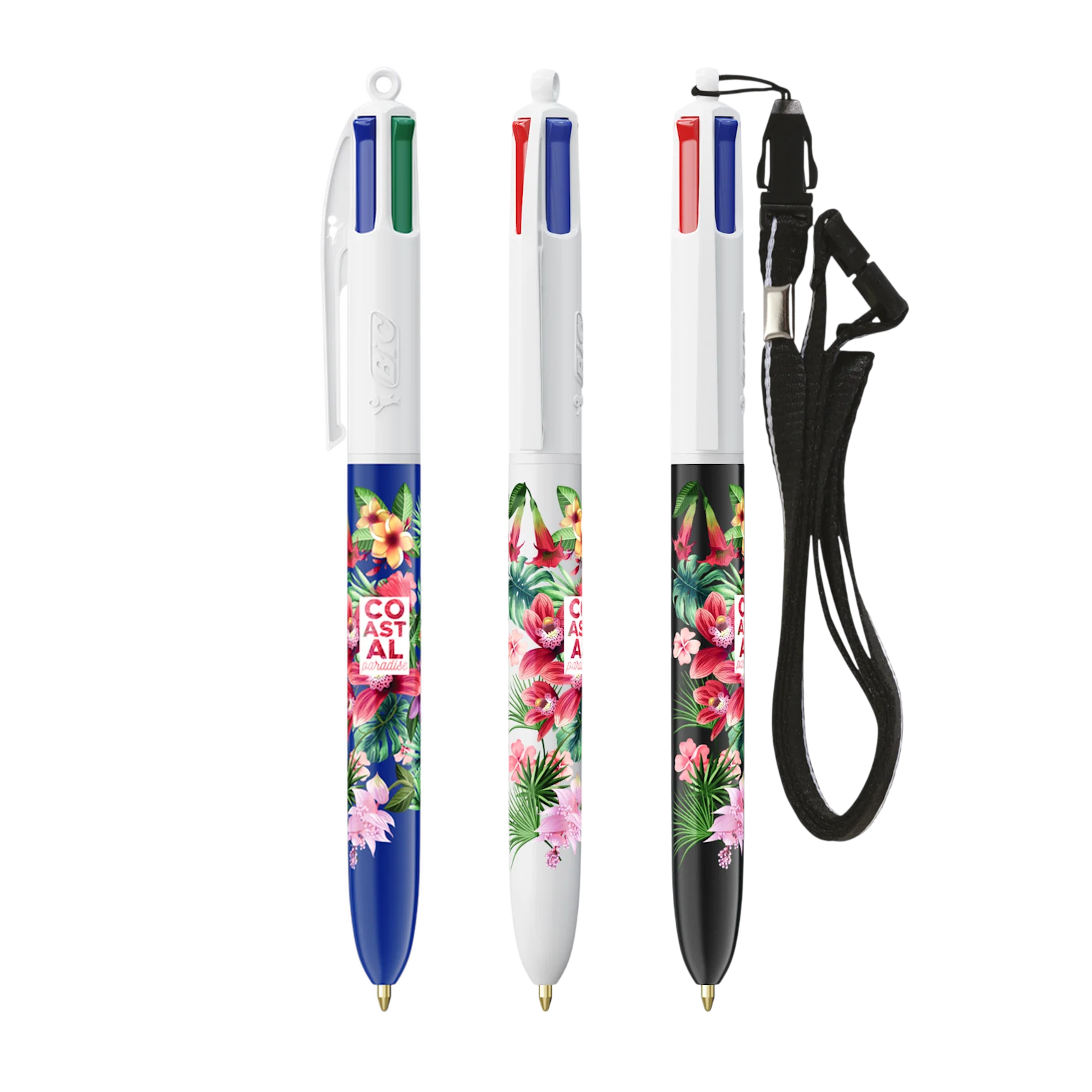 bic4coloursballpenlanyard