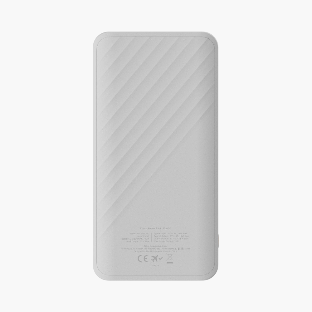 PDP - xtormxg220go215w20000mahfastchargepowerbank square #F8F8F8 background