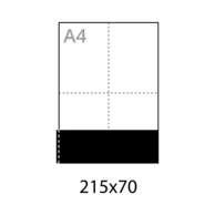 215 x 70 mm