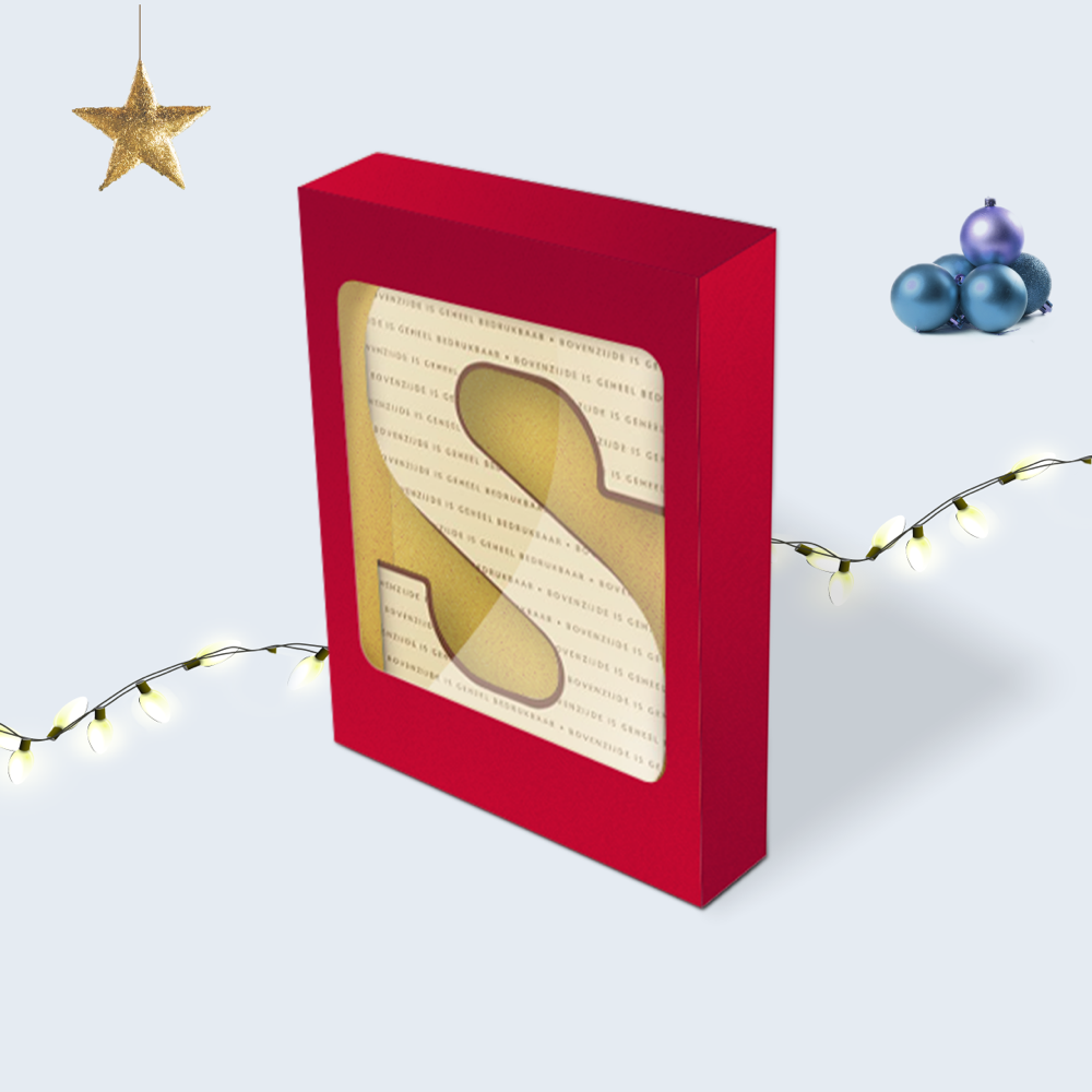 Chocoladeletters S all-over