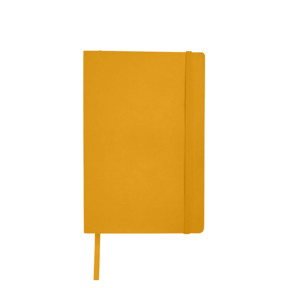Classic A5 soft cover notebook yellow