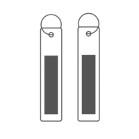 80 x 18 mm - Avant et arrière