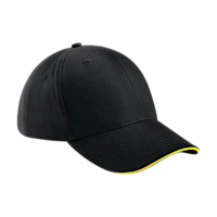 ICON - athleisure6panelcap black_yellow