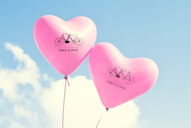 Heart balloons